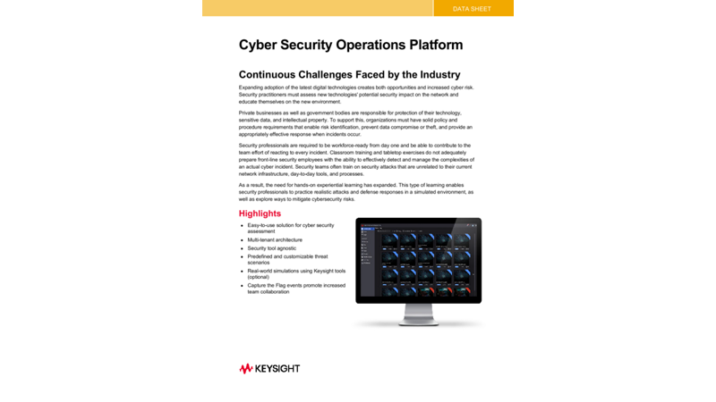 Cyber Security Operations Platform